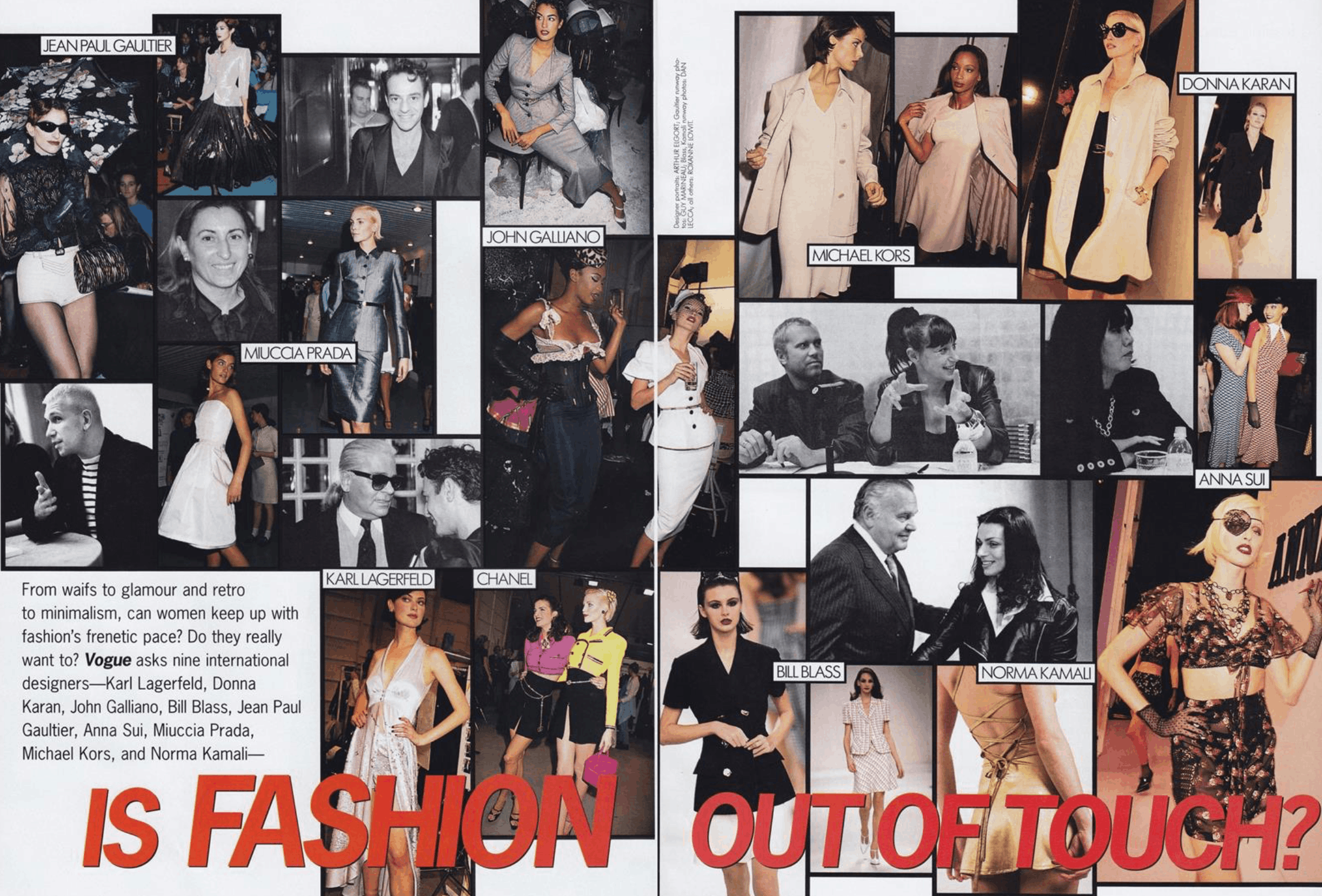 Is Fashion Out of Touch ?